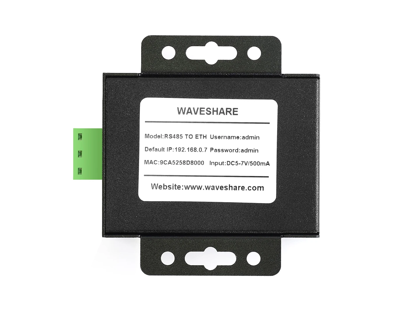 Waveshare RS485 to Ethernet Converter