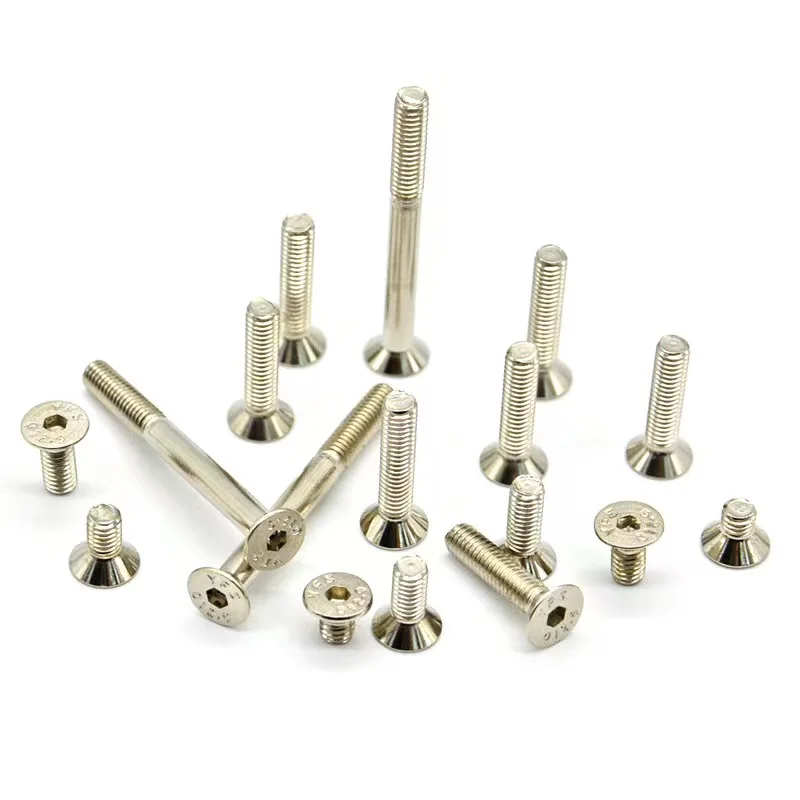 Customized Special torx allen hex socket material titanium half thread machine screw