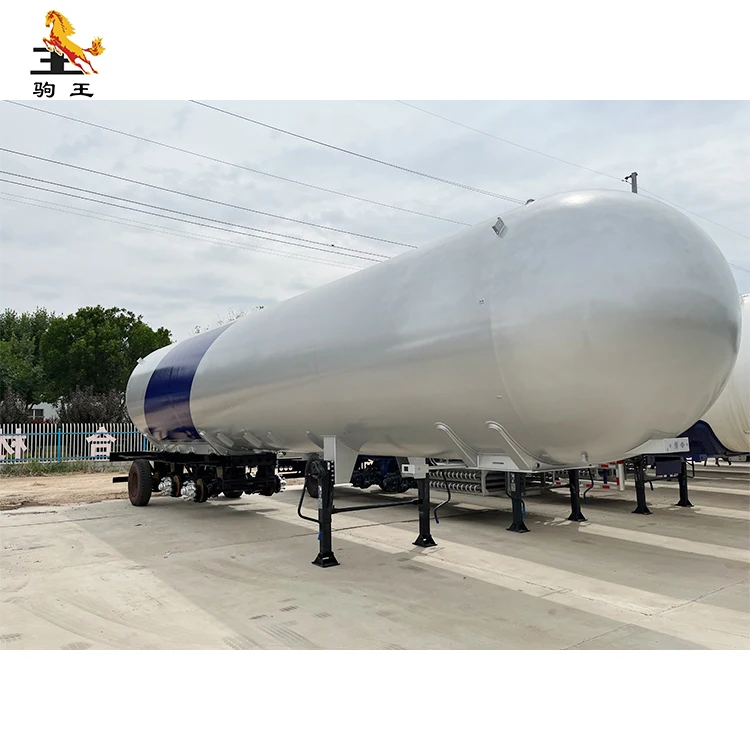 High-Performance 48.4 cubic meter Cryogenic Dimethyl Ether Storage Tank Transport semi-trailer Truck