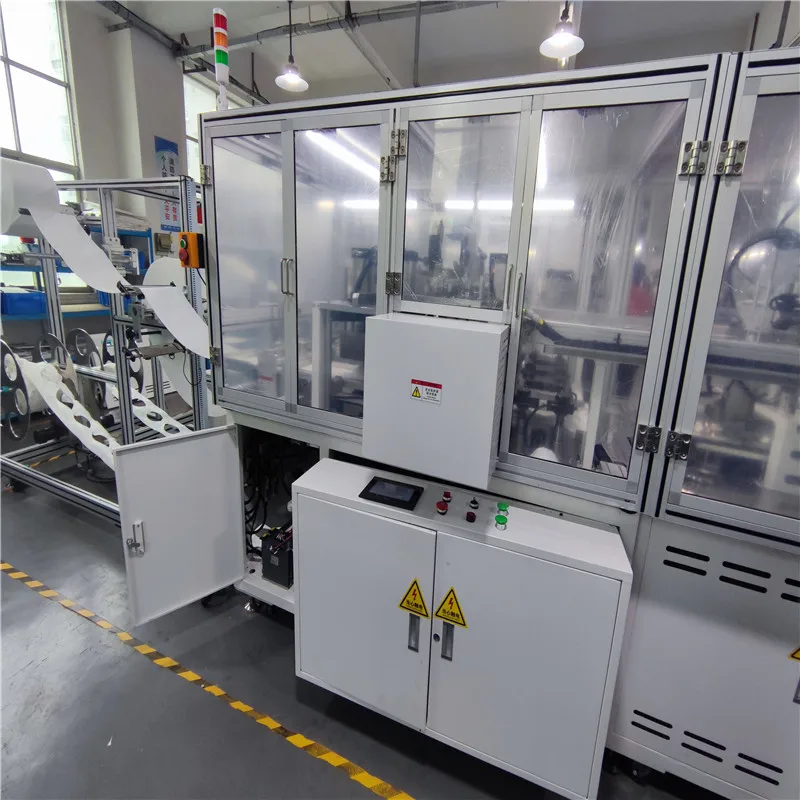 Spot shipping auto cup mask machine cup mask packed machine 1860 n95 cup face mask machine