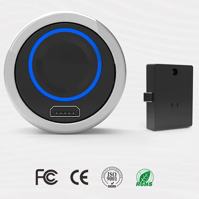 table electronic drawer lock finger print drawer smart lock with USB key