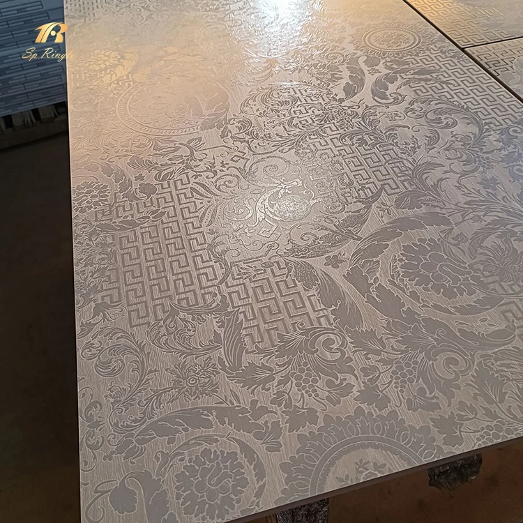 60x120 Springletile matte wood look porcelain tile white textured 3d wall decoration foshan home porcelain floor tiles designs