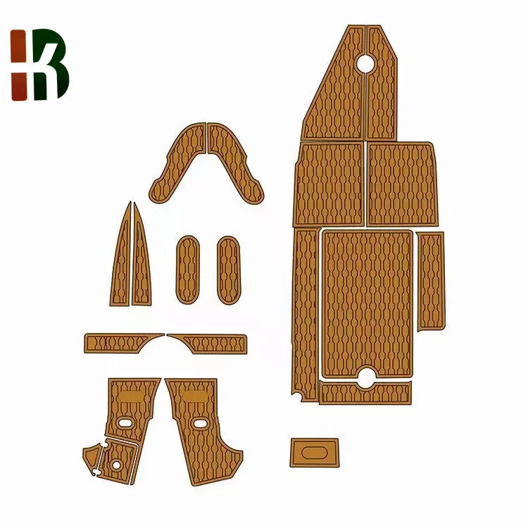 Gmart Swimming Pool Non-Slip Mat Foam Sea Deck Boat Product Eva Teak Flooring Marine Waterproof Faux Teak Boat Flooring