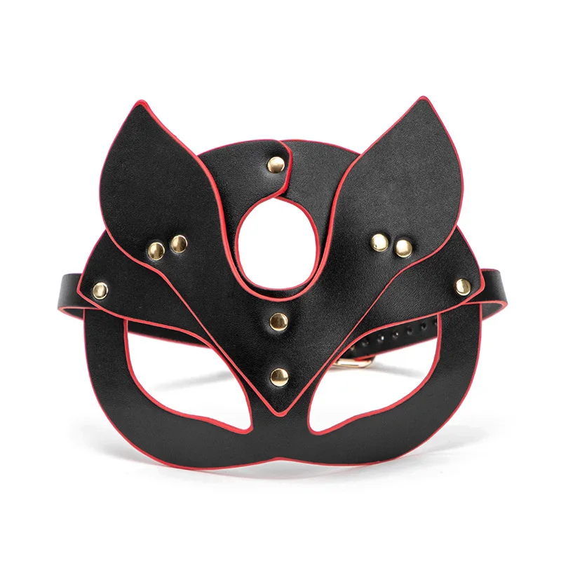 High Quality Leather Bad Cat Mask SM Kitten Mask