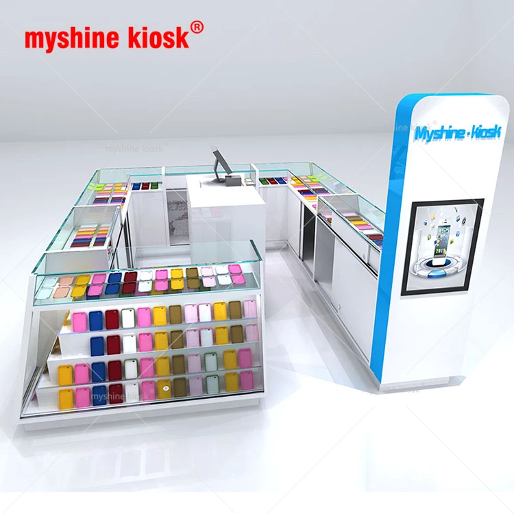 Cell Phone Accessories storage Display Counter Cellphone Retail Kiosk Phone Case storage Cabinet cell phone display design