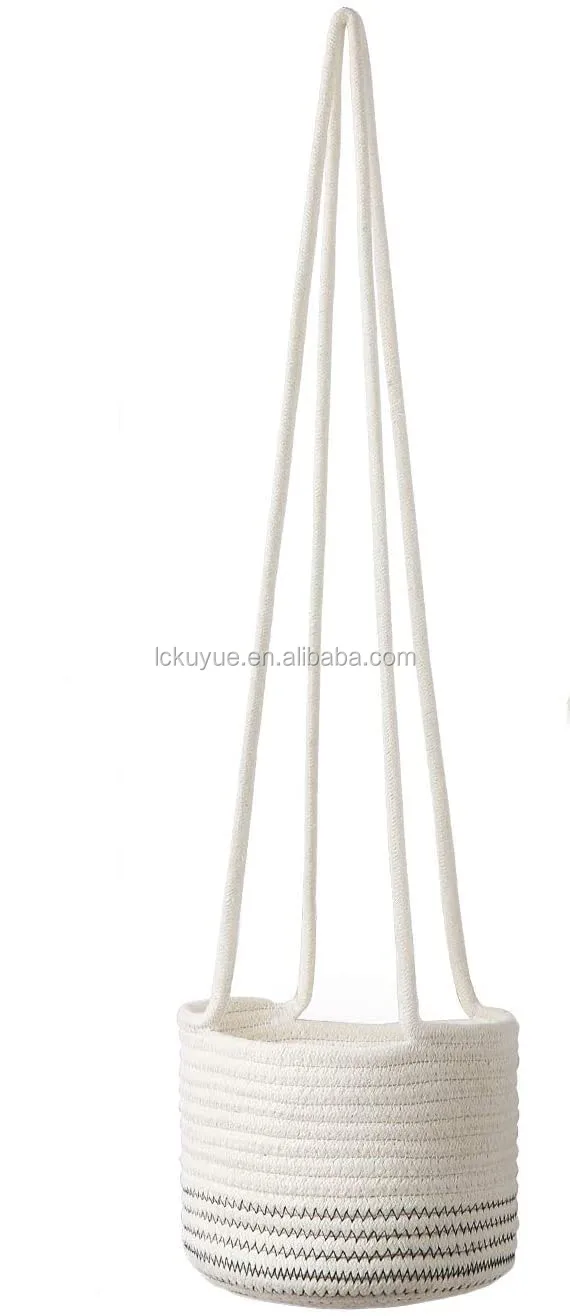 KUYUE 2 длинные веревочные подвесные корзины для