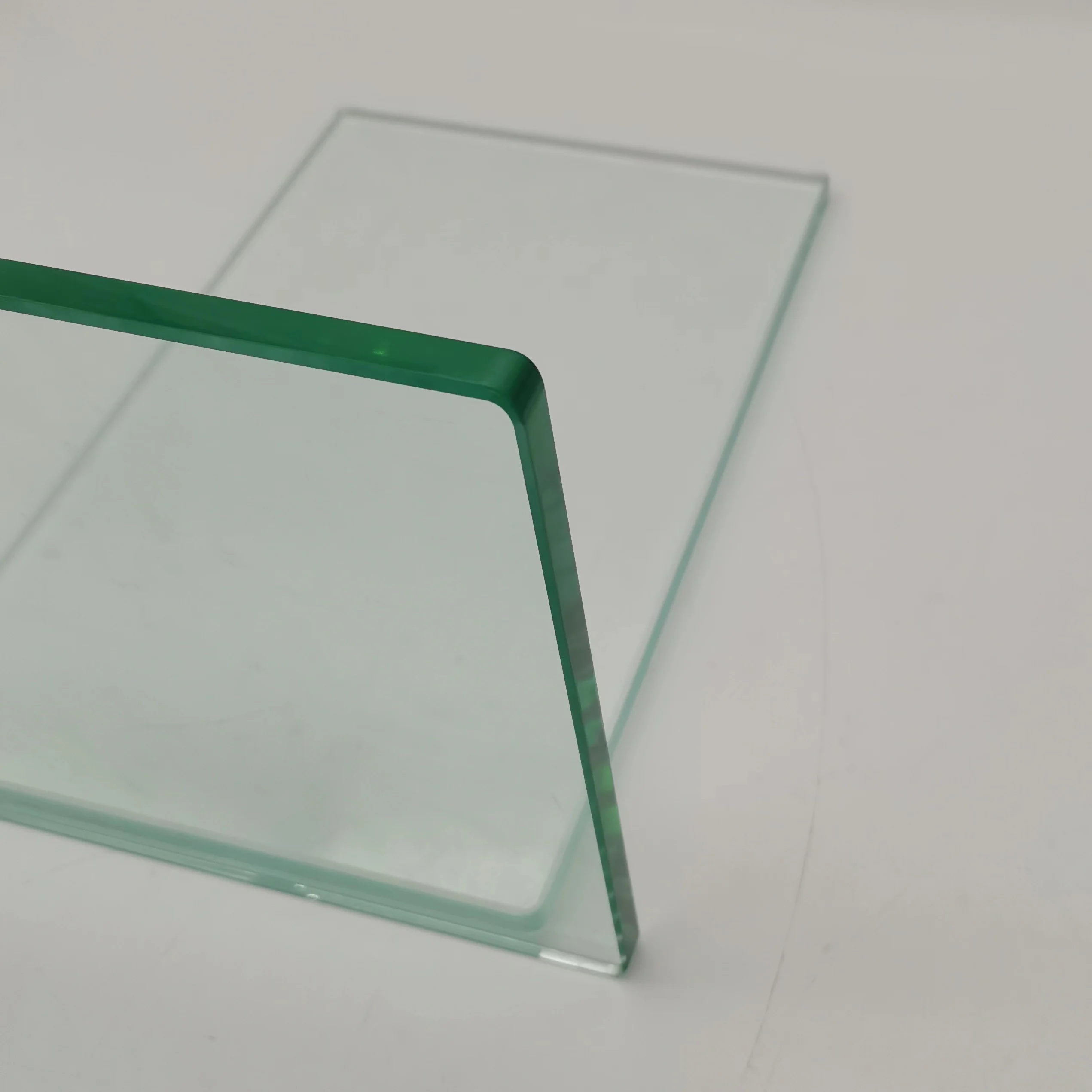 Factory price High quality Hot sale 6mm 10mm 12mm Ultra white laminated Tempered glass for decoration commercial building Door