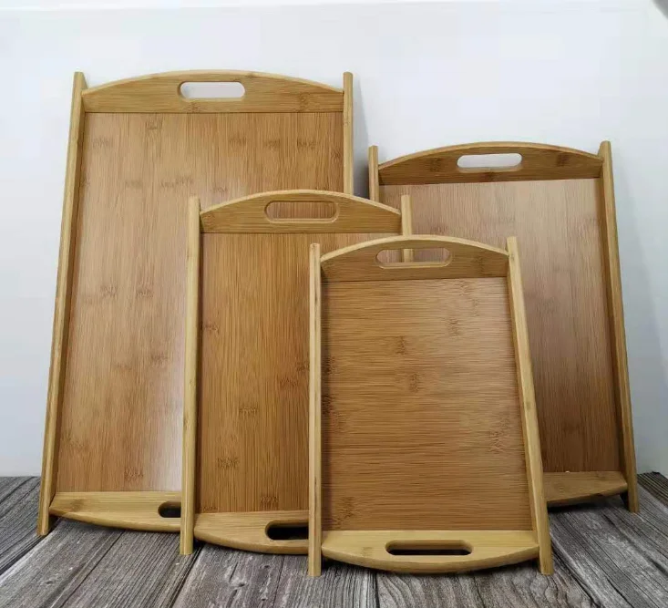 High quality Square bamboo and wood kitchen draining tray