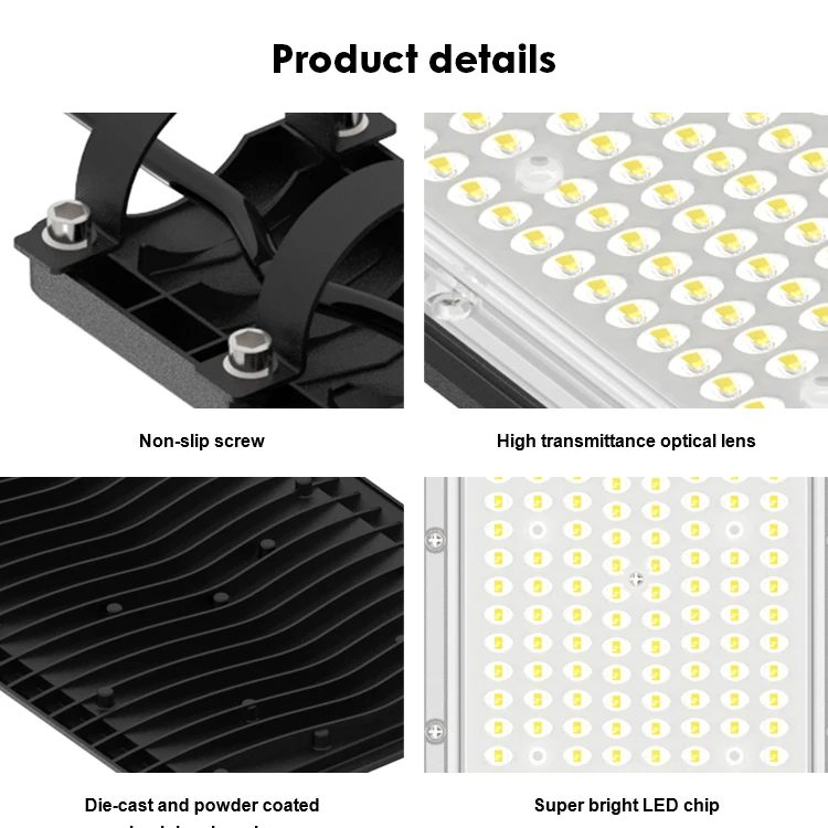 Parking Lot Lighting Outdoor Waterproof Ip65 Street Light Road Light 50w 100w 150w 200w Led Street Lamp