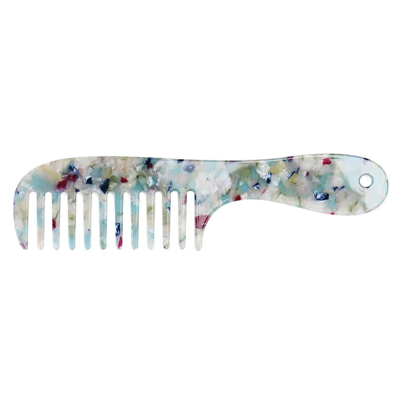 High quality Cellulose Acetate Comb Large Women Hair Comb Wide Tooth Comb Home and Salon