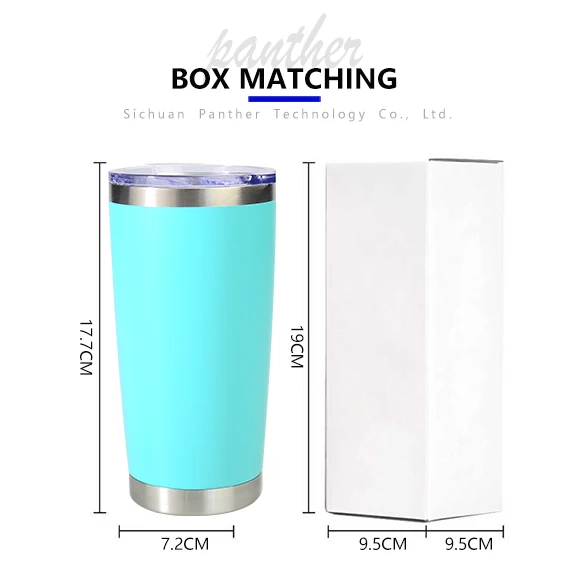 Кофейная чашка с вакуумной изоляцией из нержавеющей стали 20 унций