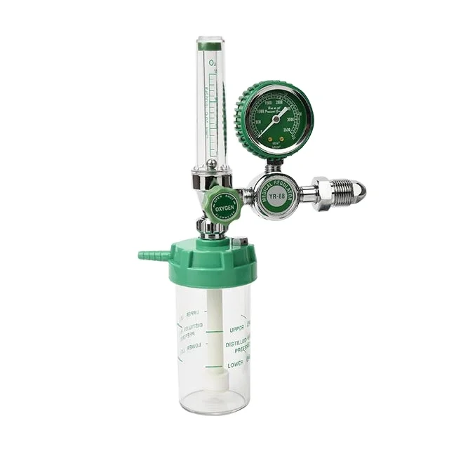 YR-88 больница Тип Медицинский Ингалятор кислорода с увлажнителем и расходомер
