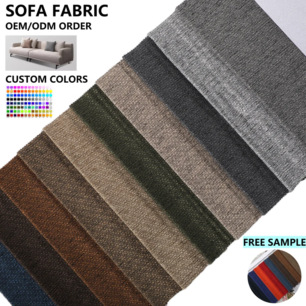 Wholesale 100% Polyester Breathable Sofa Fabric Woven Upholstery Fabric by Manufacturer