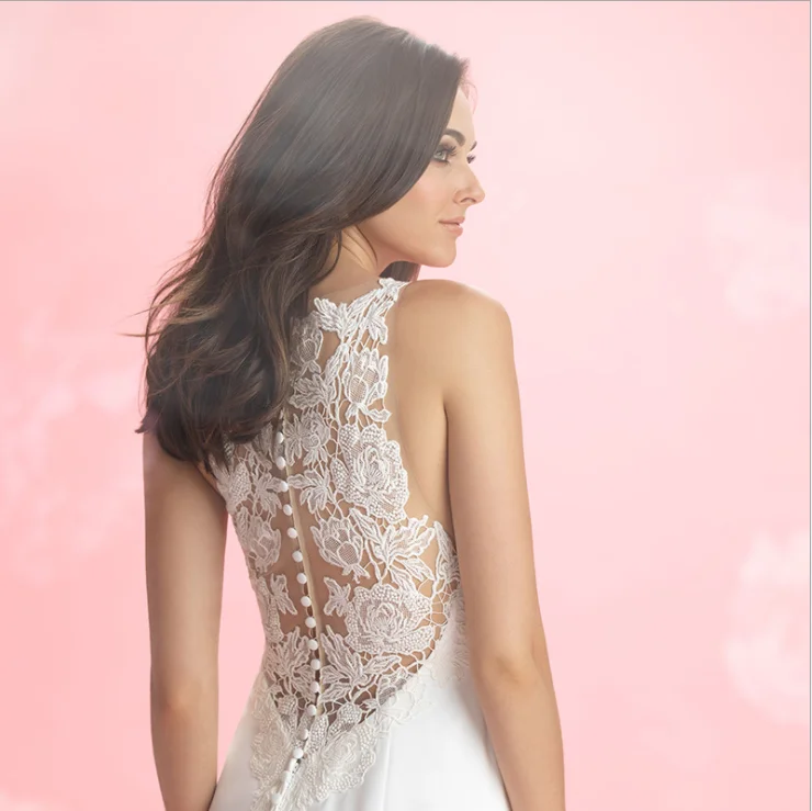 Oceanlux однотонное белое кружевное летнее сексуальное свадебное платье с тролкой