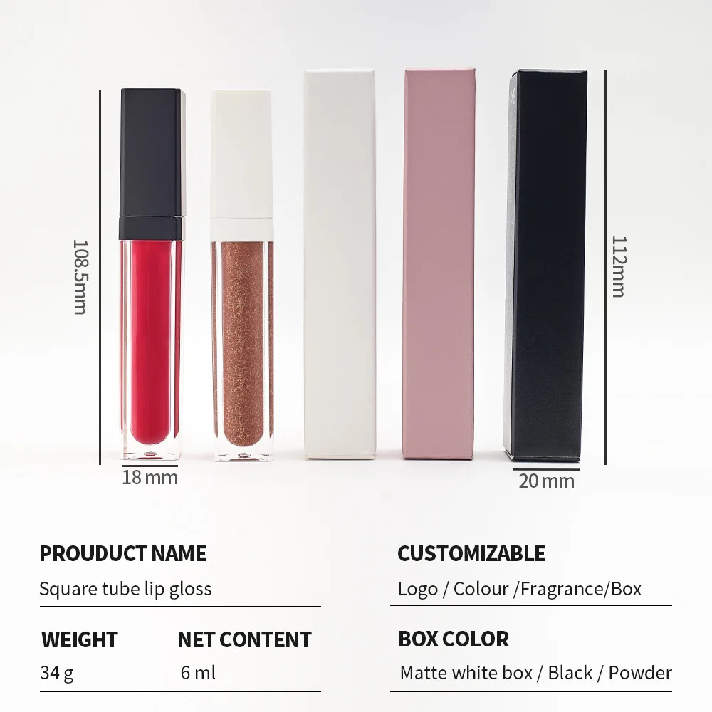 Оптовая продажа, 95 цветов, Пользовательский логотип, водонепроницаемый матовый блеск для губ, высокое качество, Увлажняющий блеск для губ, фирменная торговая марка