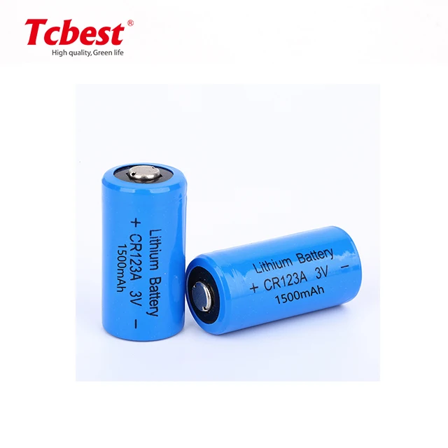 3V   camera battery cr123a/ cr17345 lithium  mno2 battery cr123a 3v 1500mah for electric car