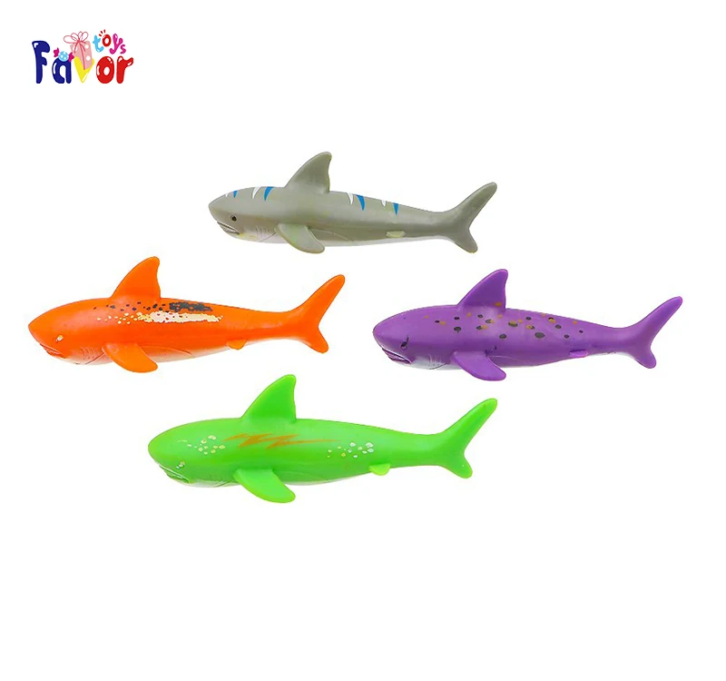 Fishing Torpedo Bandits Pool Diving Toys, Sinking Torpedo Swim Toys, Pack of 4