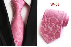 manufacturers supply hot style polyester paisley  flower jacquard fabric men neck Tie