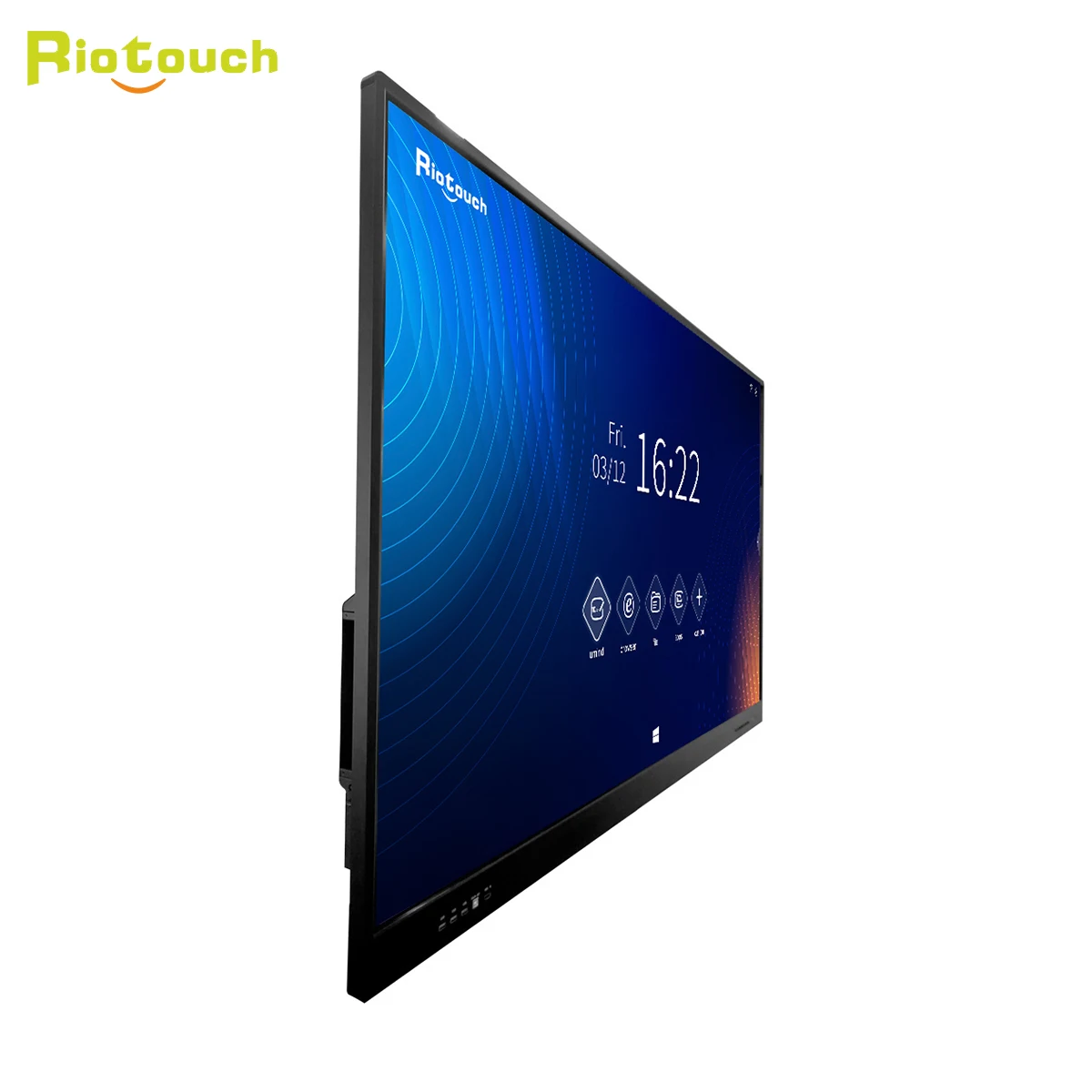  Светодиодный сенсорный экран Riotouch 65 75 86 100 дюйма инфракрасный 4K UHD Интерактивная плоская панель для