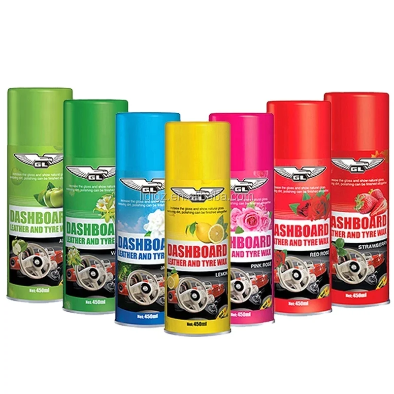 New design 450ml muliti perfume dashboard shine spray