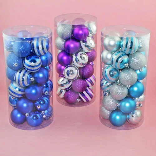 
Christmas tree ornaments Popular beautiful plastic ball 