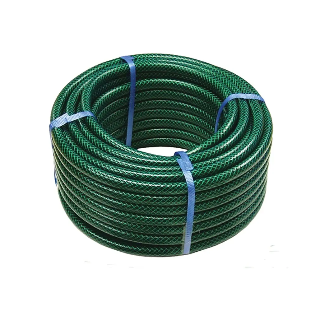 16mm green color garden hose car washing and garden irrigation Flexible Pvc And Rubber Garden Water Hose