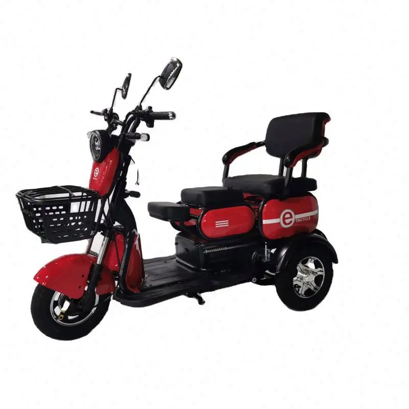 New hot sales three wheel electric tricycle 3 seaters mobility scooter for passenger for city
