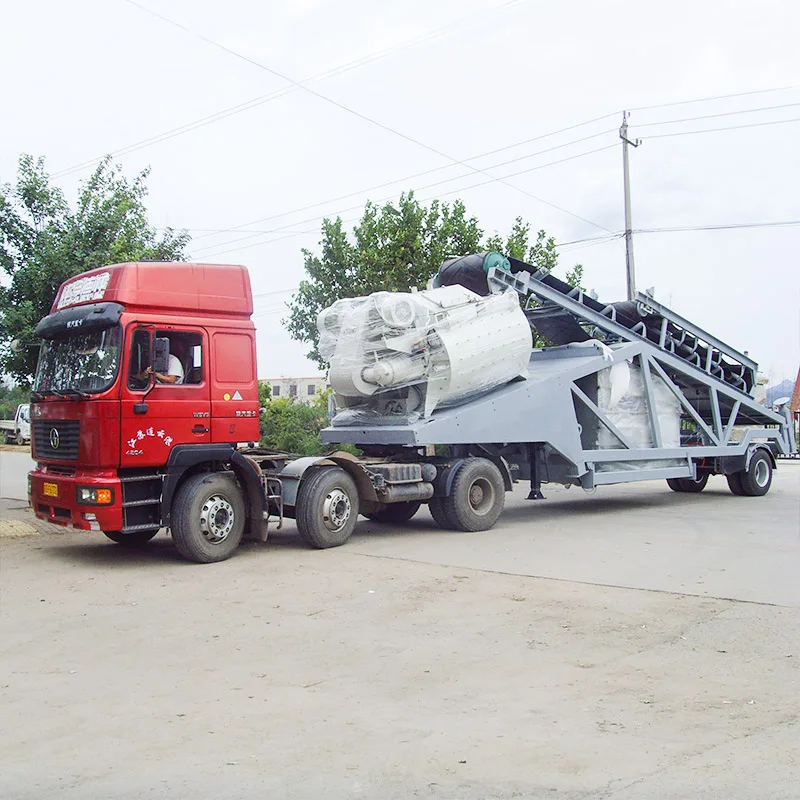 HAMAC YHZS50 China manufacturer hot sale mini mobile premix concrete batching mixer plant