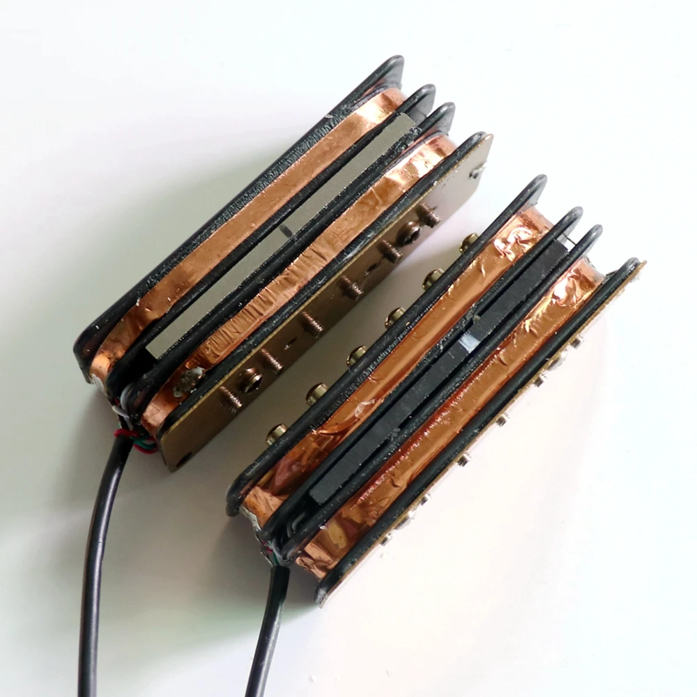 Donlis Mixed Alnico and Ceramic Magnet Staked P90 Guitar Pickup High Output Double Coils for DIY Custom Electric Guitars