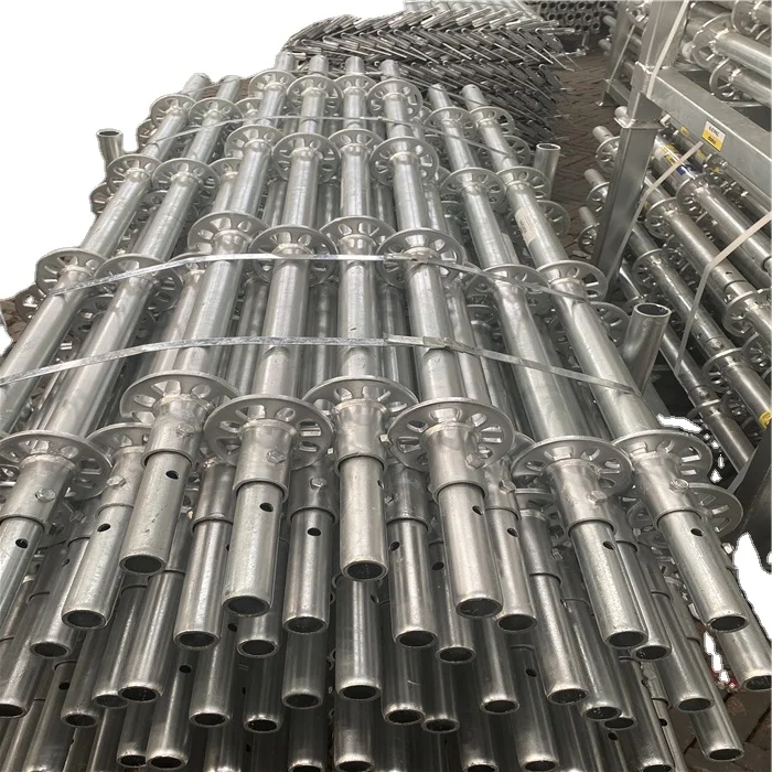 hot-dipped galvanized ringlock scaffolding system long life manufacturer tubular hdg all-around ringlock scaffold Q345