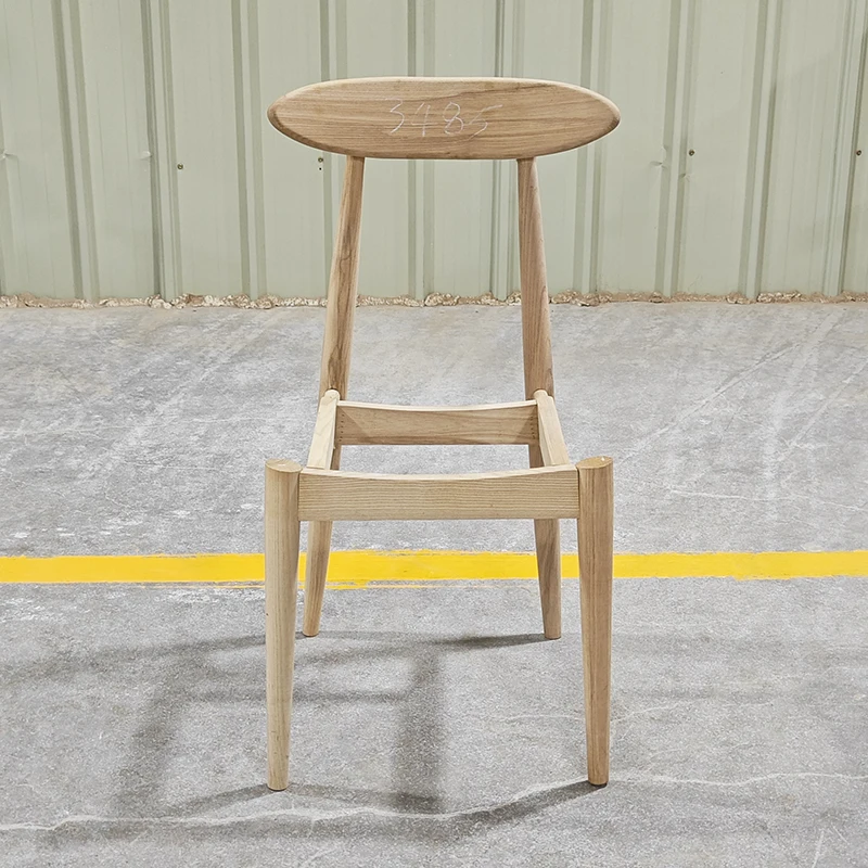 Wholesale European Ash Wood Chair Frames French Style Wooden Furniture Frames