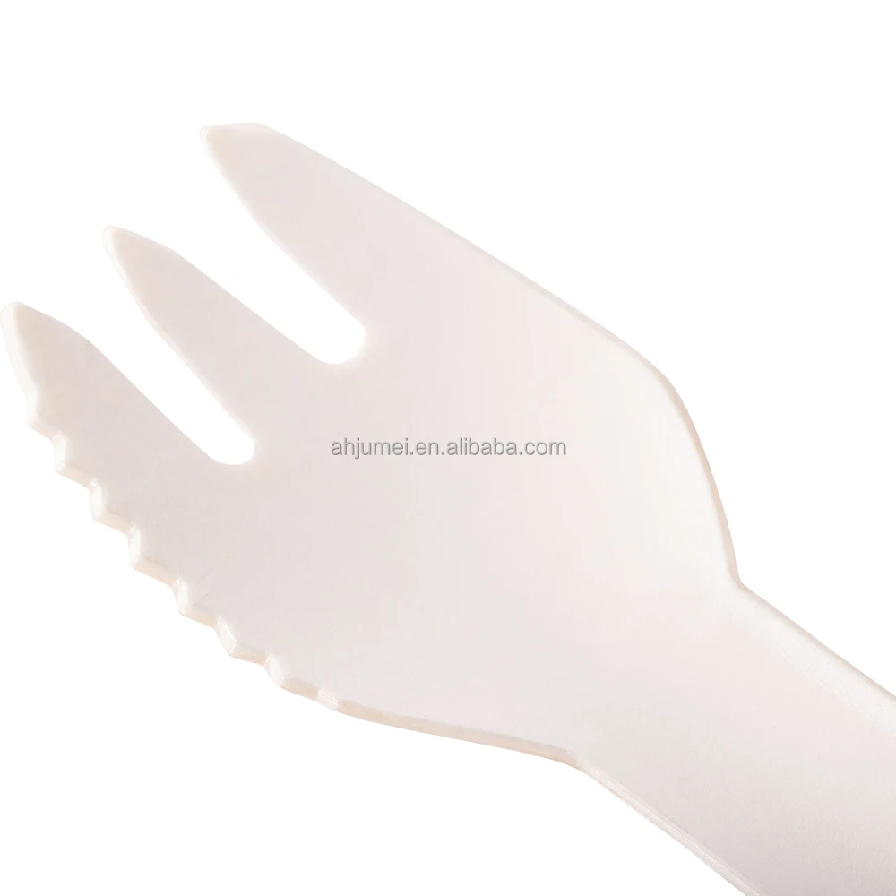 Одноразовые бумажные столовые приборы с держателем для кухни и вечеринки