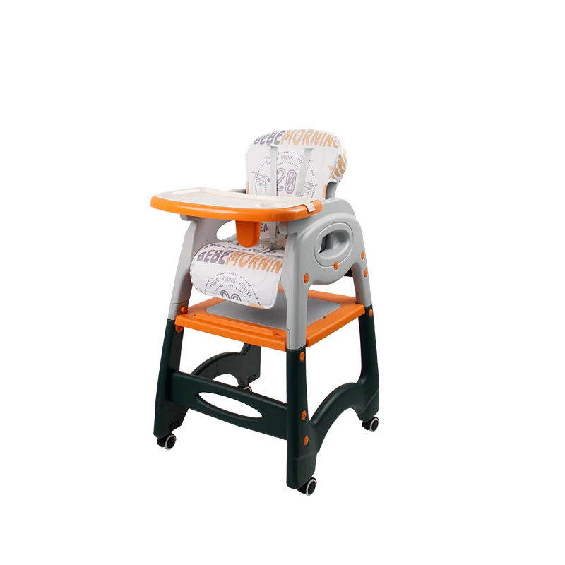 2022 unique adjustable height learning 3 in 1 kids plastic toddler baby booster dining eating feeding chair