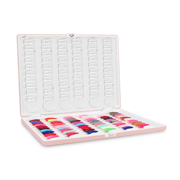 2023 New Embedded 120 Colors Nail Color Book Manicure Nail Gel Display Book for Nail Salon