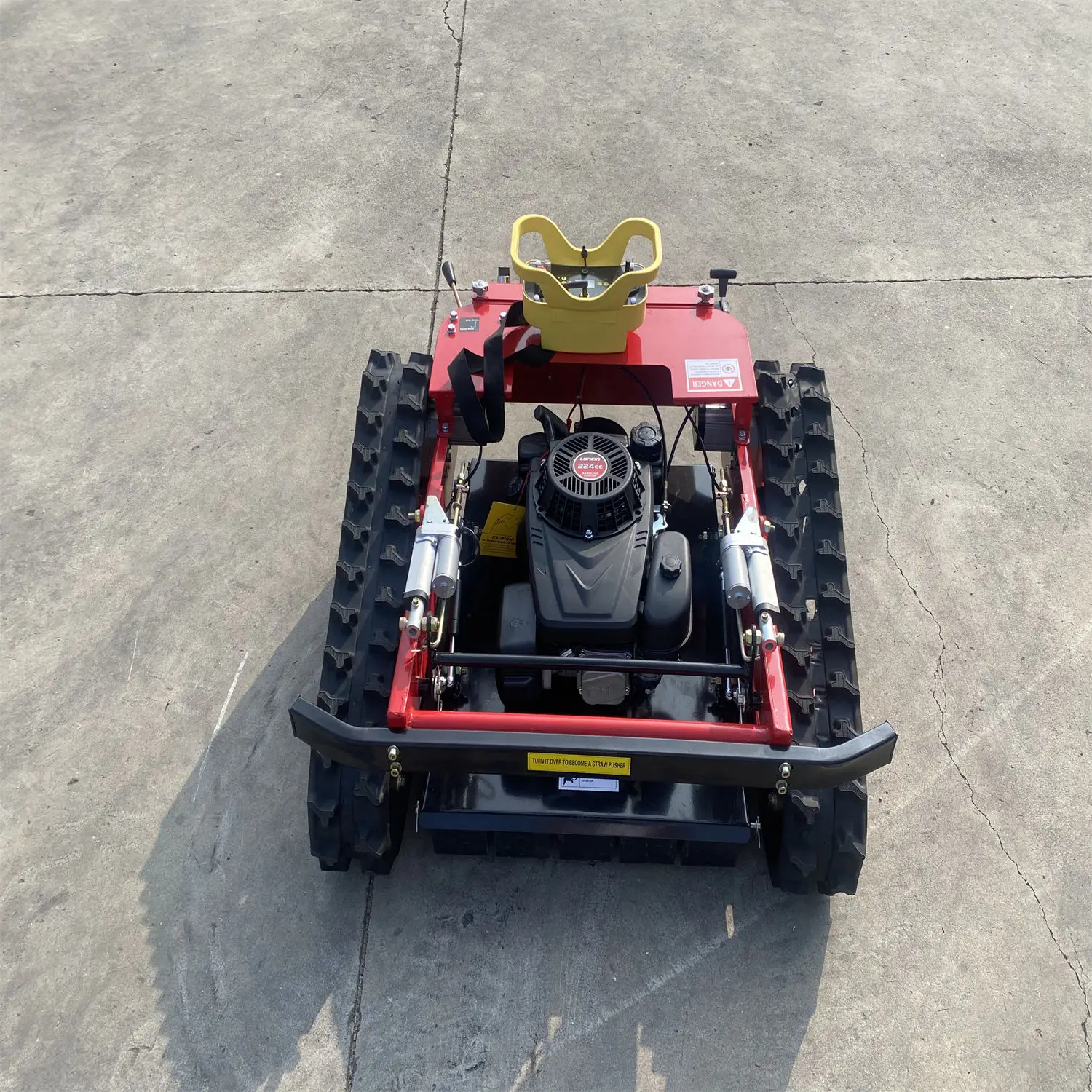 Farm Robotic Flail Grass Cutter Tractor Remote Control Electric Lawn Mower gasoline mower