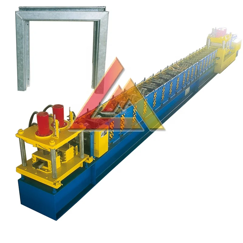 steel door making machines steel profile roller shutter door gate frame forming machine
