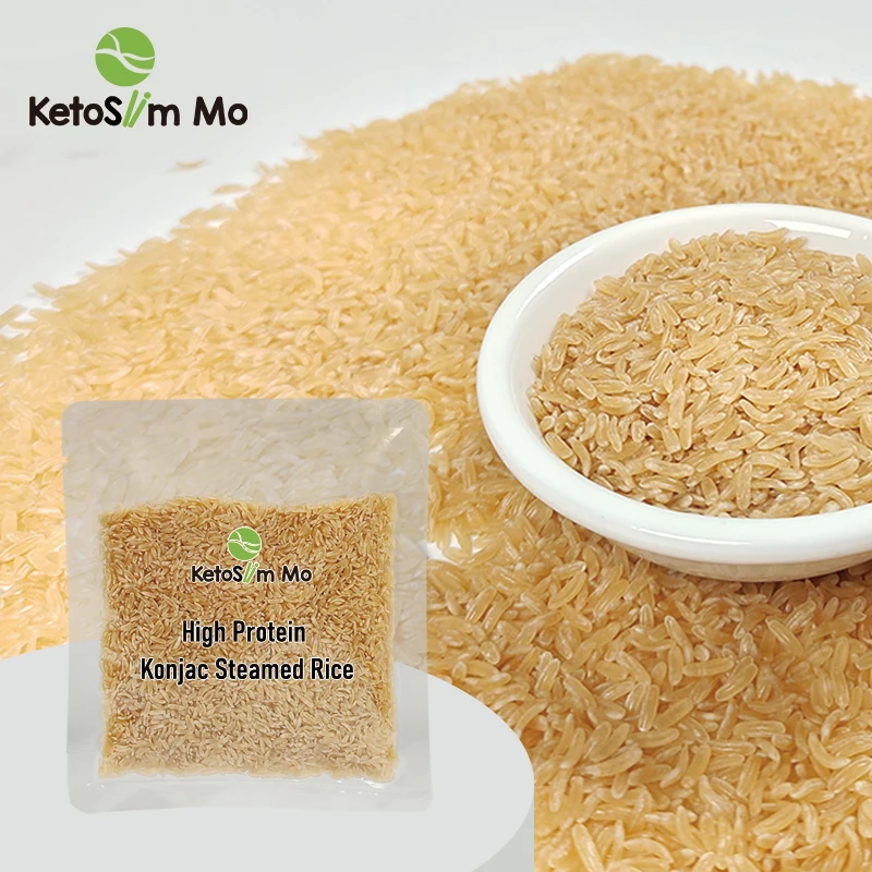 Hot Product Oem Odm Service Free Sample Chinese Food Factory Dry Fresh Steamed Konjac Rice