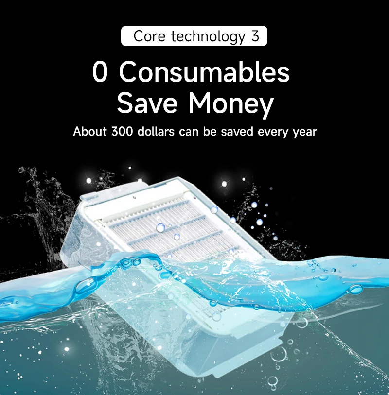 100 Sqm Commercial Washable Filter Medical Grade Best Air Purifier Ionizer with Uv