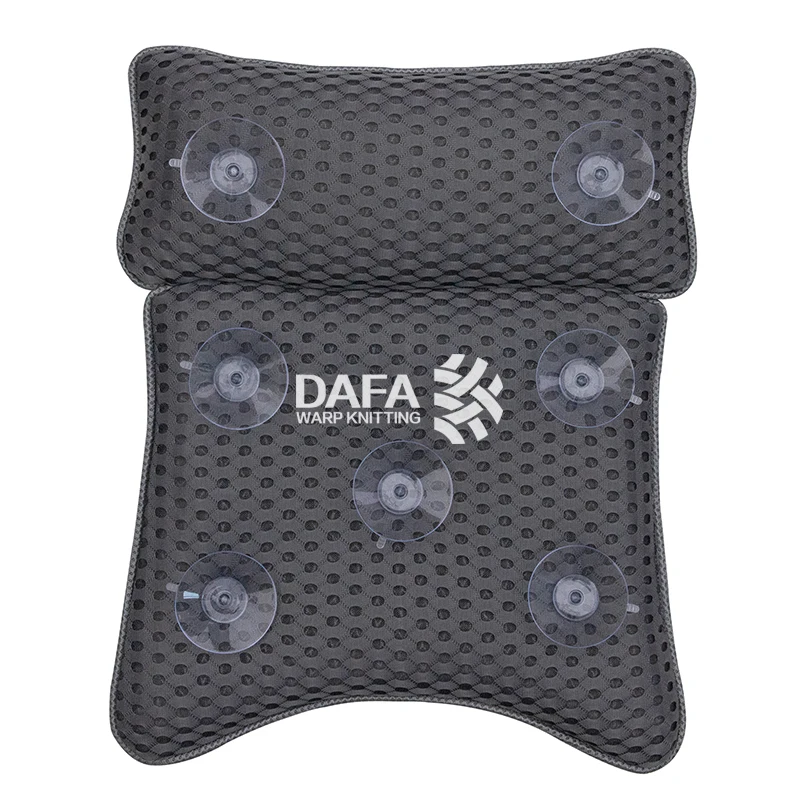 Spa 3D breathable net bath room non-slip bath pillow bath pillow cushion pillow Suction Cup