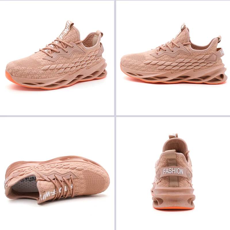 
Custom logo direct sale Fly weave sports running cool sneakers for men 