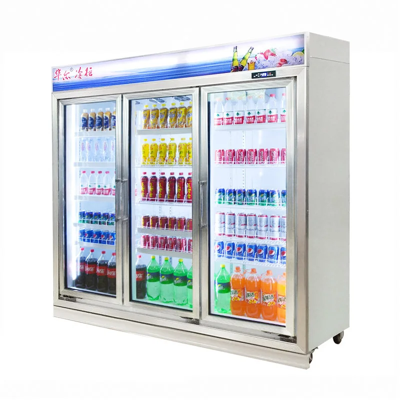beverage soft drink display fridge coke commercial refrigerator