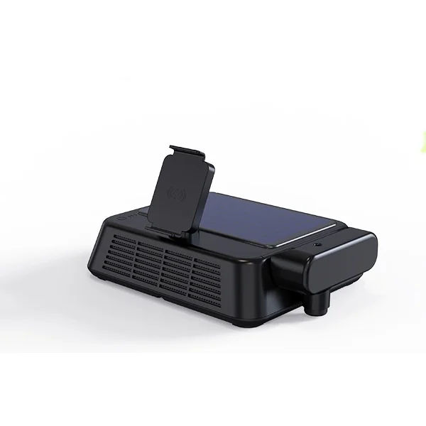 ESP Car Air Cleaner with Solar wireless charging Aromatherapy Car Air Purifier