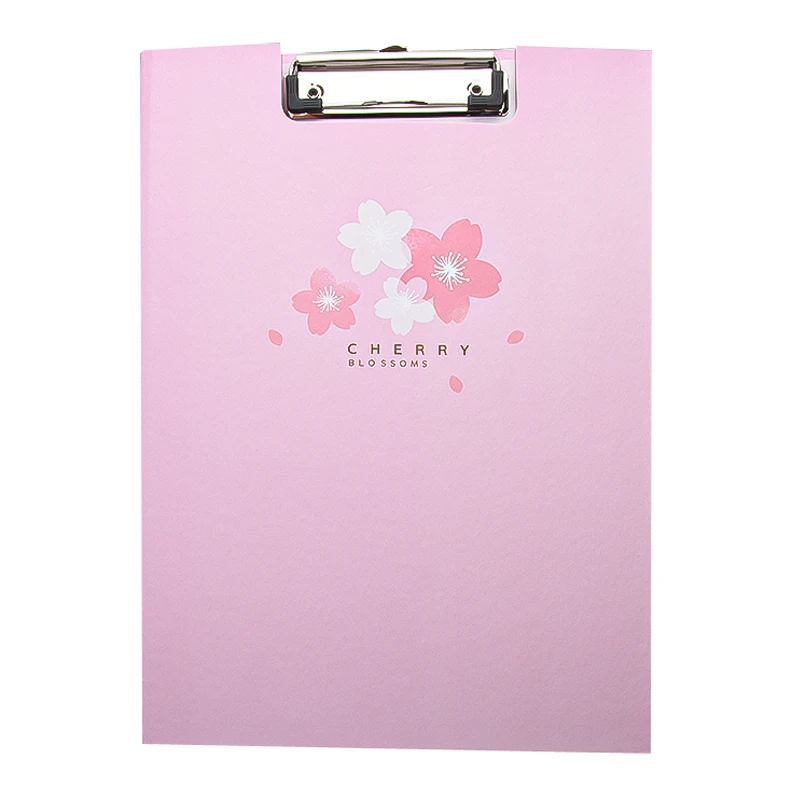 A4 Customized Chipboard Writing School Office Stationery Cardboard File Folder with Magnet Buckle