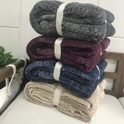 New Arrival  Custom Flannel Blanket Winter Warm Thickened Comfortable Wool Blanket