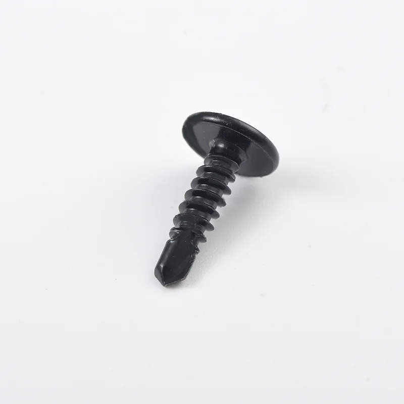 #8 x 1/2 Titanium Self-Drilling Pan Head Screws Customizable Sizes Packaging M5 Wood Screws for Metric System for Wood Drilling