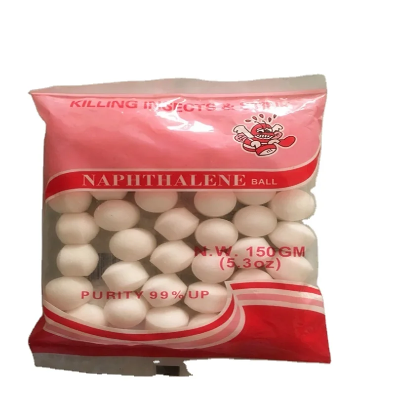 Manufacturers 99% Pure 150g Moth balls refined naphthalene