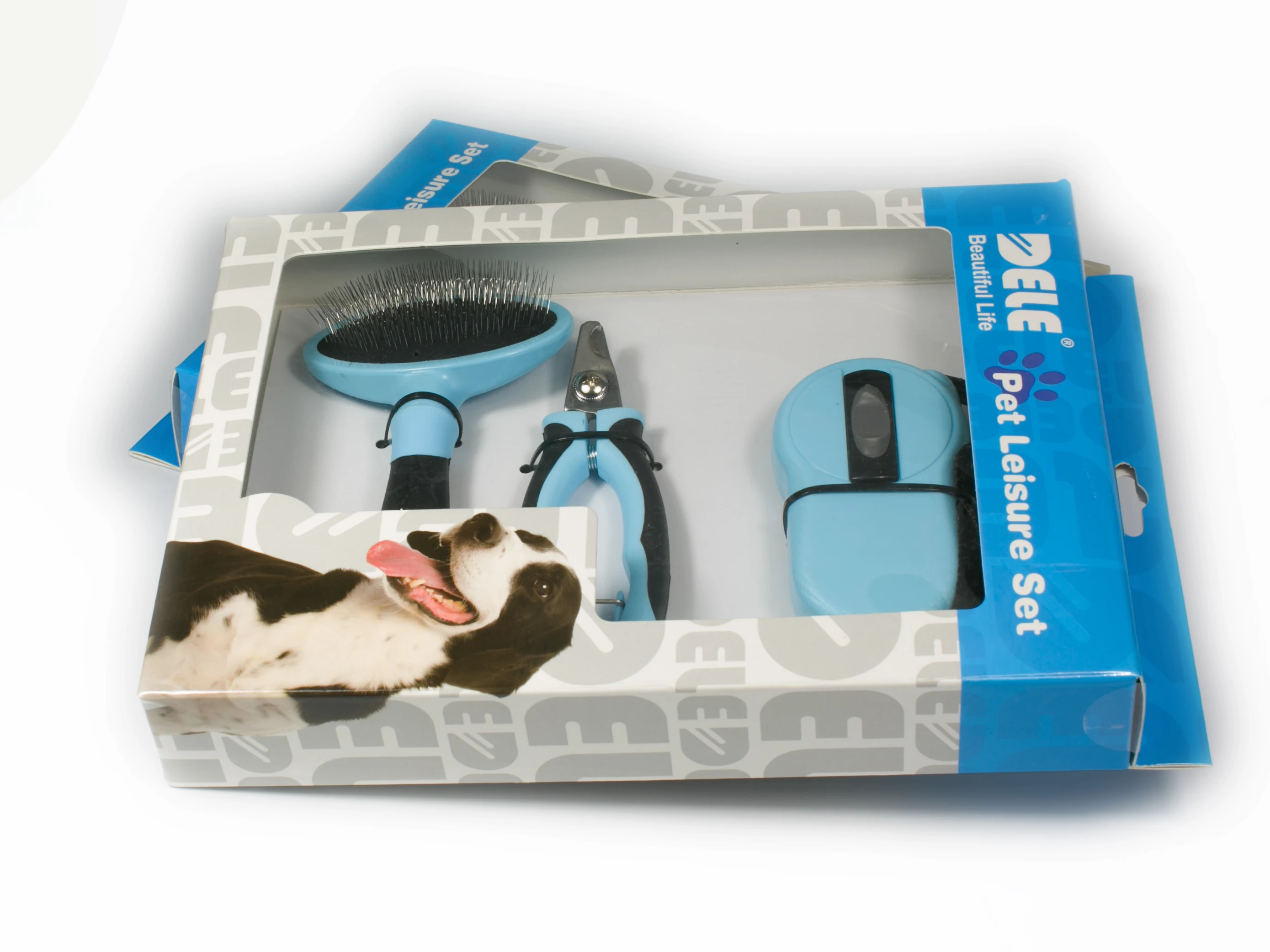 DELE 5 in 1 pet grooming kit tools for dogs and cats dog grooming kit