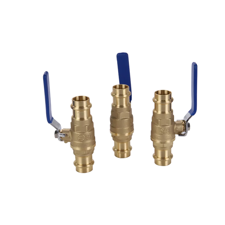 Hengshi US market C46500 1/2 inch to 4 inch high quality Press Brass ball valve