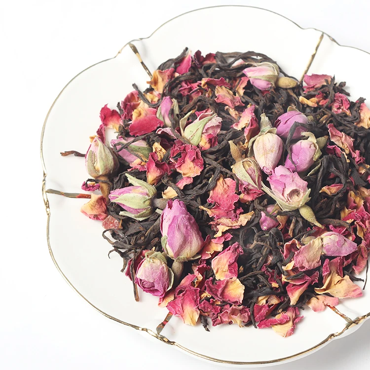 Strawberry Rose Flavored Pure Ceylon Black Tea
