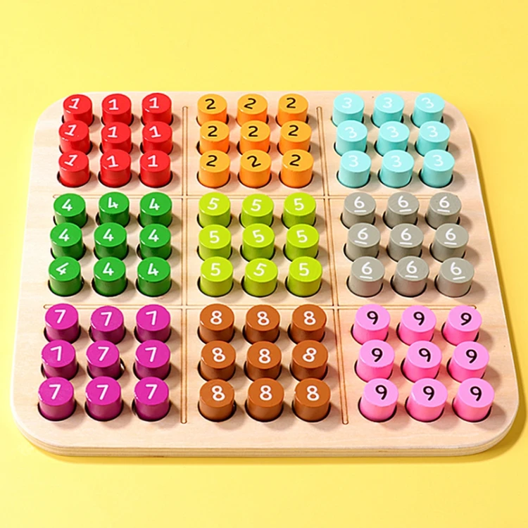 Деревянная игрушка для развития интеллекта малышей судоку шахматная